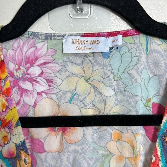 Johnny Was Pearce Short Kimono S/M - Picture 5 of 8